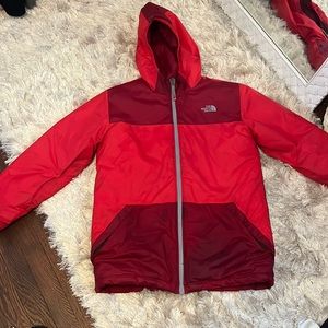 Womens Medium North Face Reversible Winter Jacket Coat.